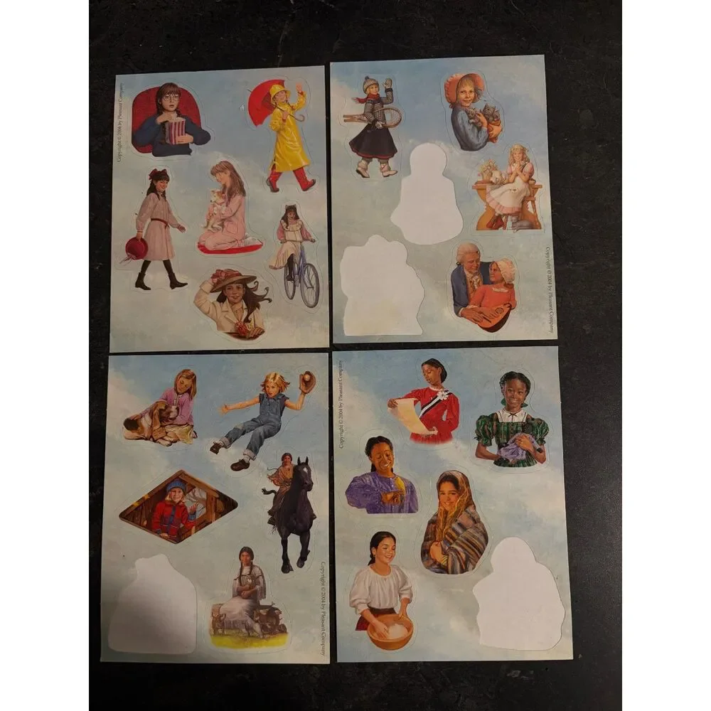 Vintage 2004 American Girl Pen Pal Pack Cards Notes Stationery Set Retired